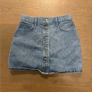 Aritzia girls denim skirt sz 2 new with tags ret $119